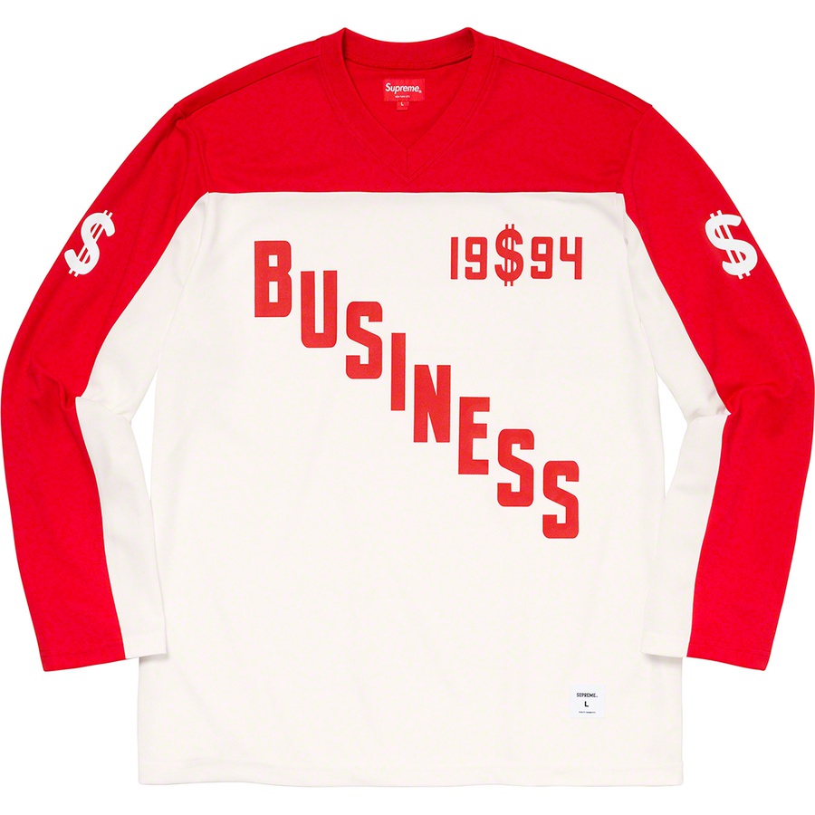 Supreme Business Hockey Jersey (SS20) - White - $118