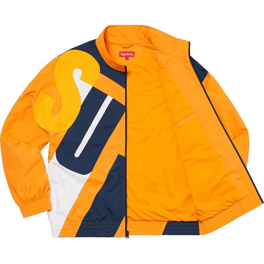 Supreme Big Letter Track Jacket (SS20) - Dark Orange - $188