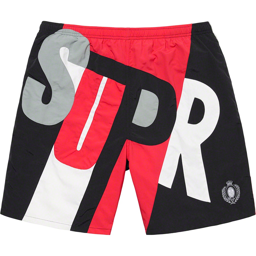 Supreme Big Letter Water Short (SS20) - Black - $128