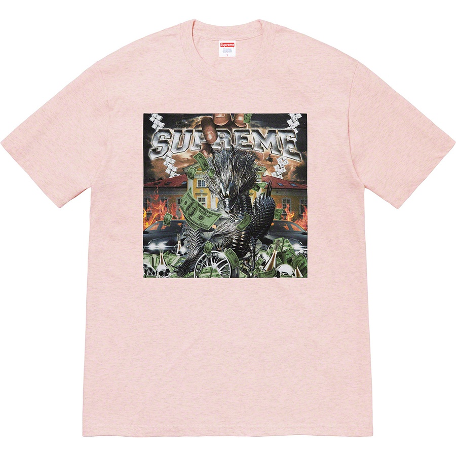Supreme Dragon Tee (SS20) - Heather Pink - $38