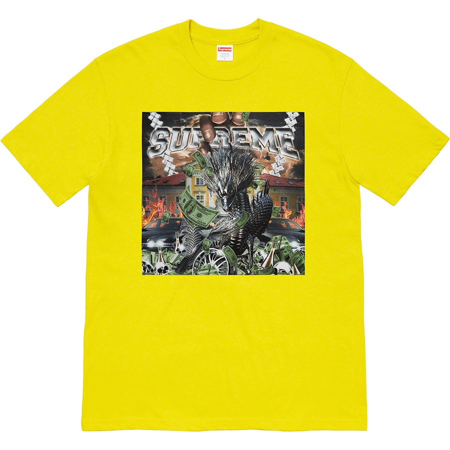 Supreme Dragon Tee (SS20) - Sulfur - $38