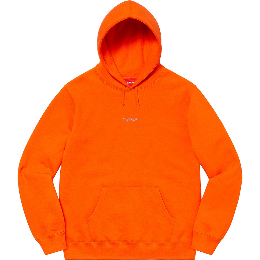 Supreme Digital Logo Hooded Sweatshirt (SS20) - Orange - $158