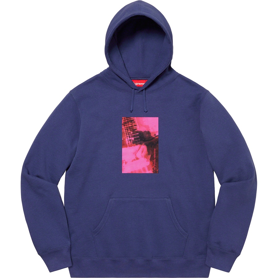 Supreme My Bloody Valentine Supreme Hooded Sweatshirt (SS20) - Washed Navy - $168