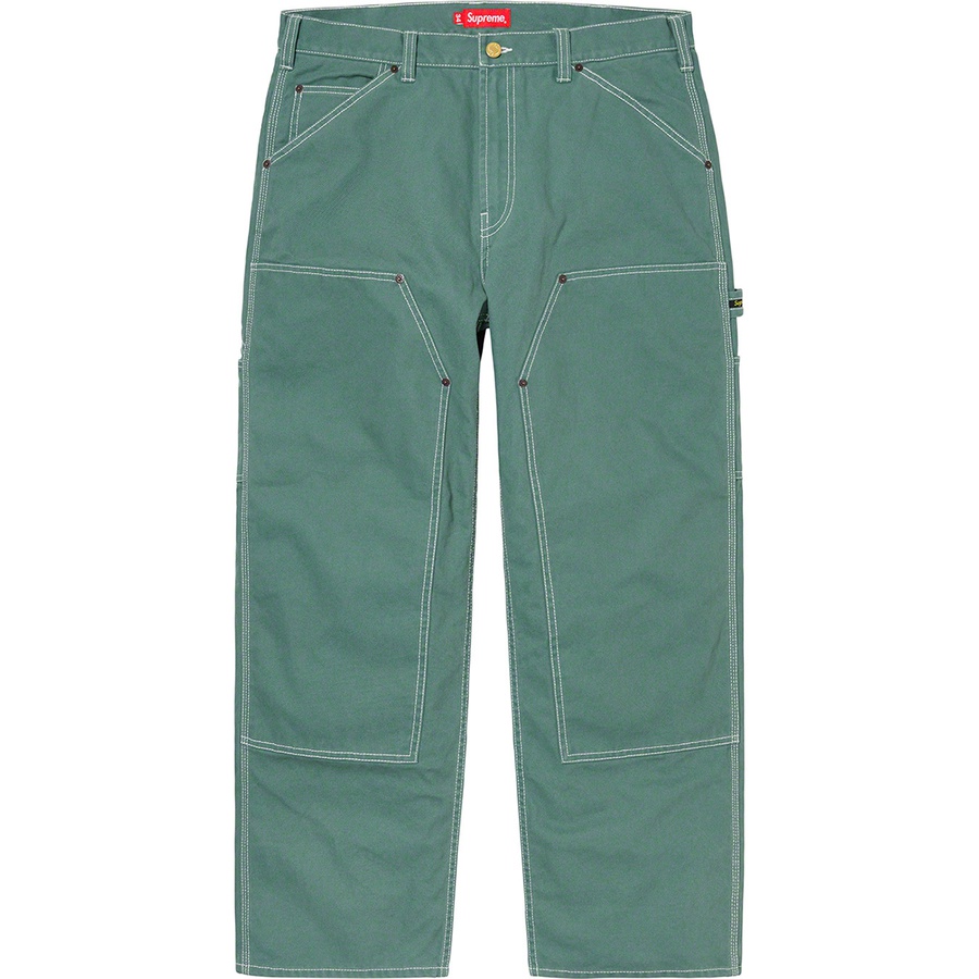 Supreme Double Knee Painter Pant (SS20) - Work Green - $148