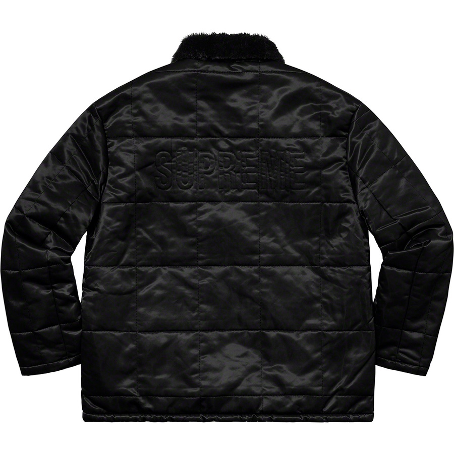 Supreme Quilted Cordura Lined Jacket (SS20) - Black - $218