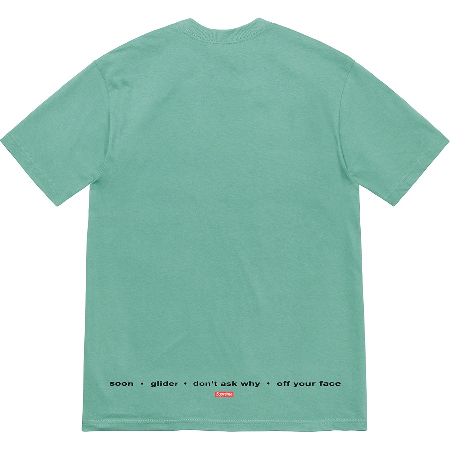 Supreme My Bloody Valentine Supreme Glider Tee (SS20) - Dusty Teal - $48