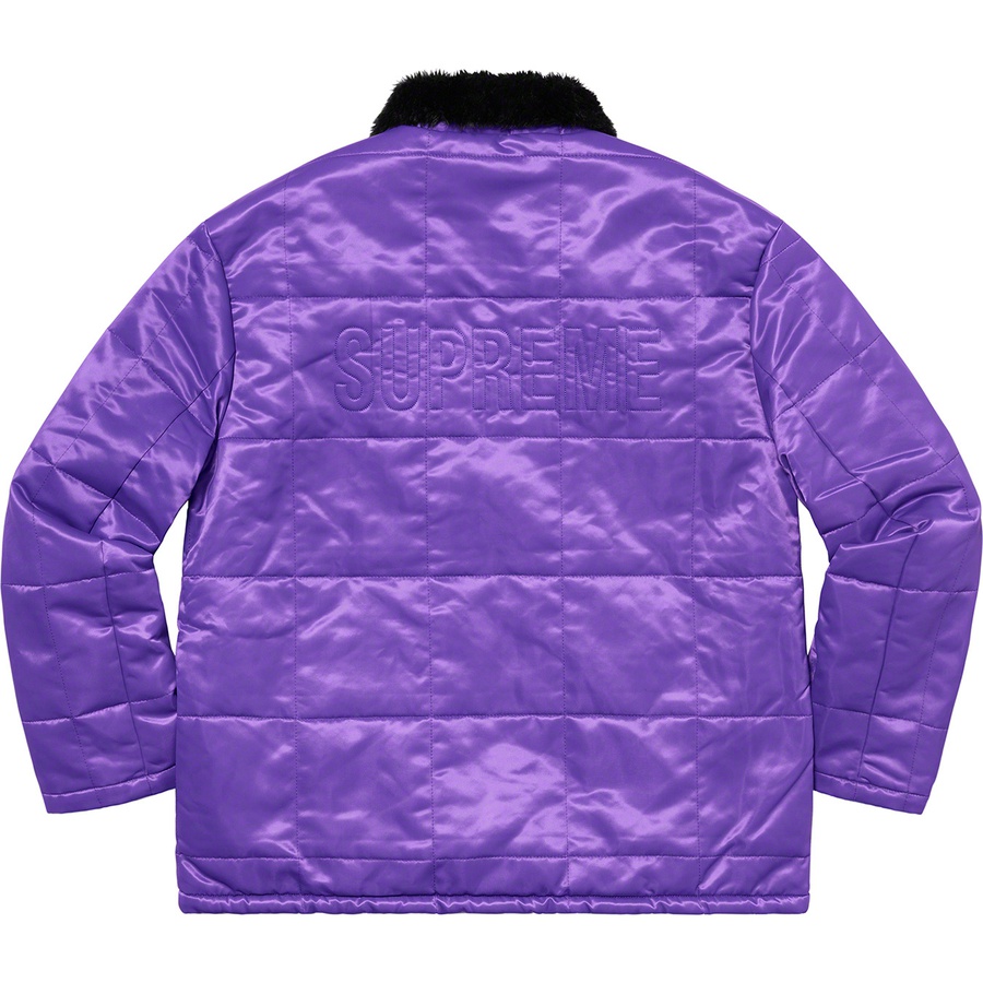 Supreme Quilted Cordura Lined Jacket (SS20) - Purple - $218