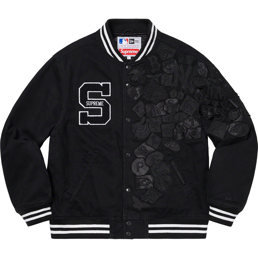 Supreme Supreme New Era MLB Varsity Jacket (SS20) - Black - $328