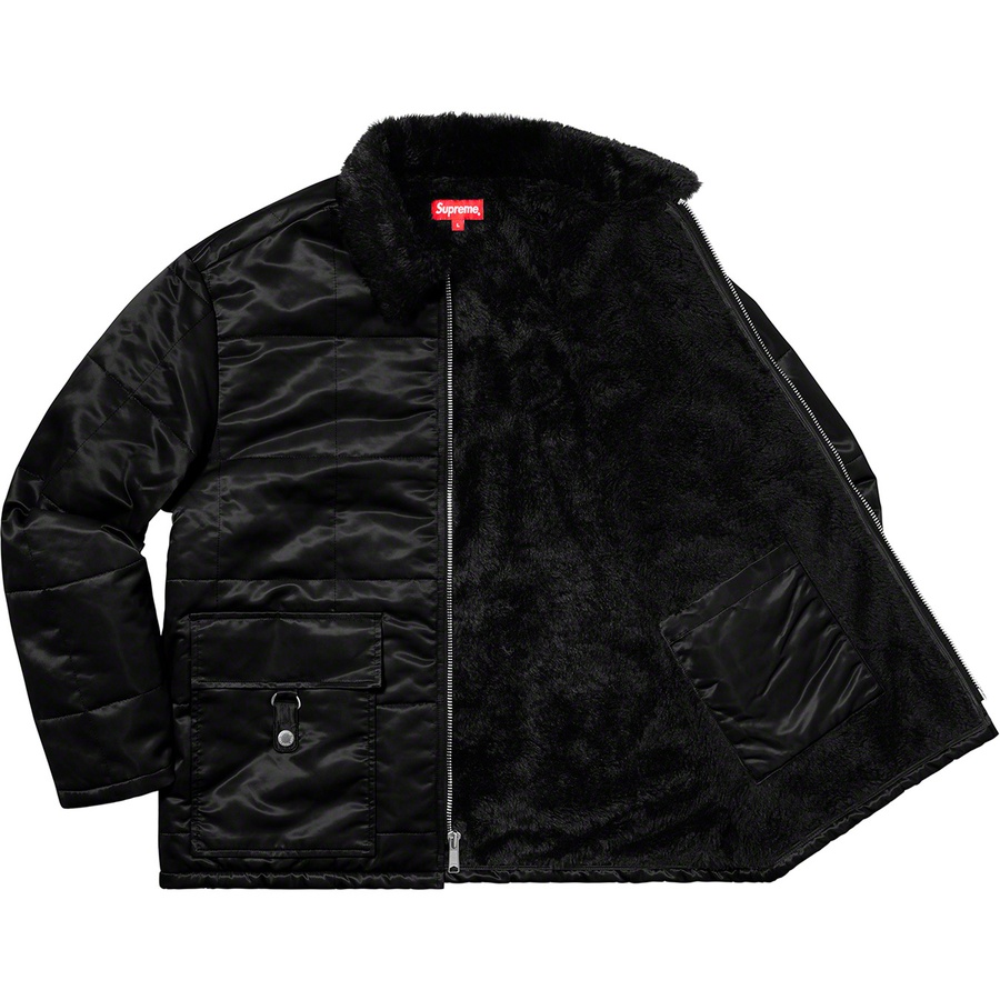Supreme Quilted Cordura Lined Jacket (SS20) - Black - $218