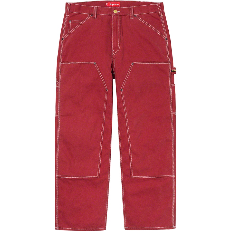 Supreme Double Knee Painter Pant (SS20) - Red - $148