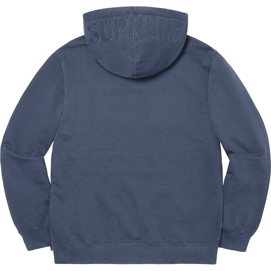 Supreme Overdyed Hooded Sweatshirt (SS20) - Navy - $148