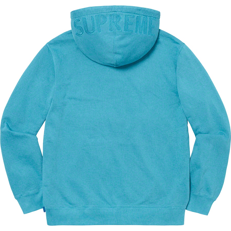 Supreme Overdyed Hooded Sweatshirt (SS20) - Bright Blue - $148