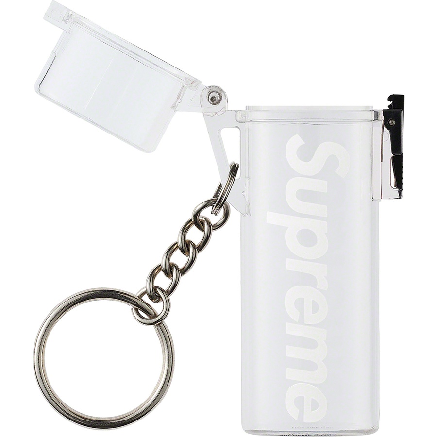 Supreme Waterproof Lighter Case Keychain (SS20) - Clear - $8