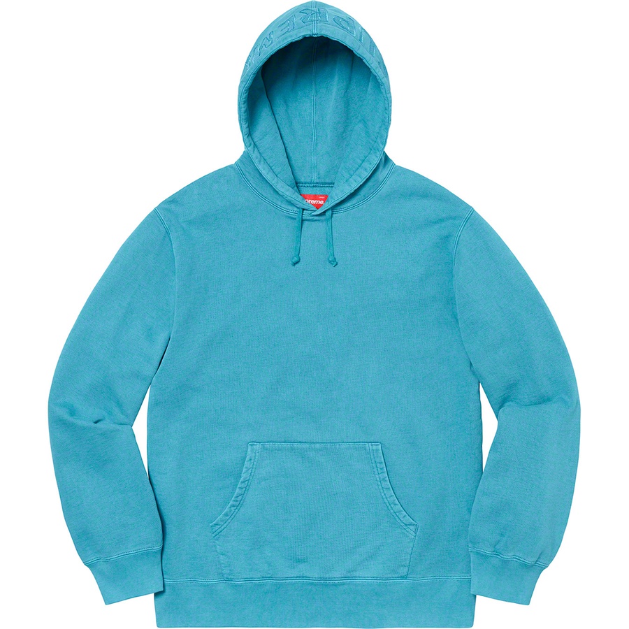 Supreme Overdyed Hooded Sweatshirt (SS20) - Bright Blue - $148