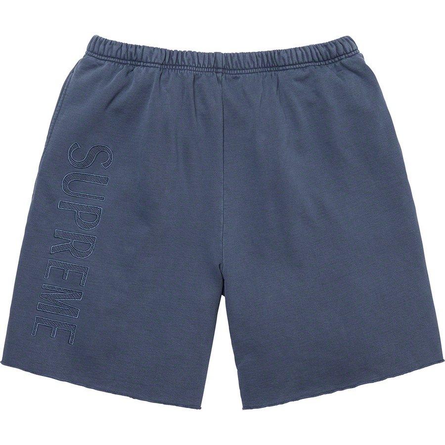 Supreme Overdyed Sweatshort (SS20) - Navy - $118