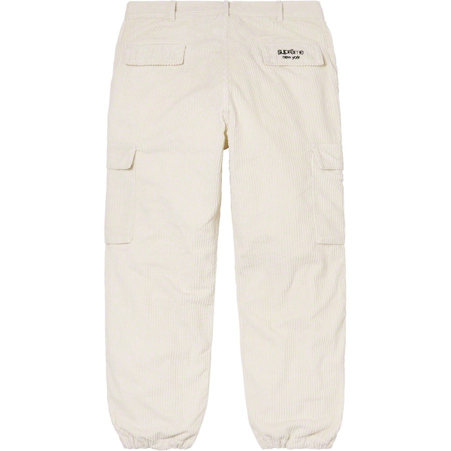 Supreme Wide Wale Corduroy Cargo Pant (SS20) - Natural - $188