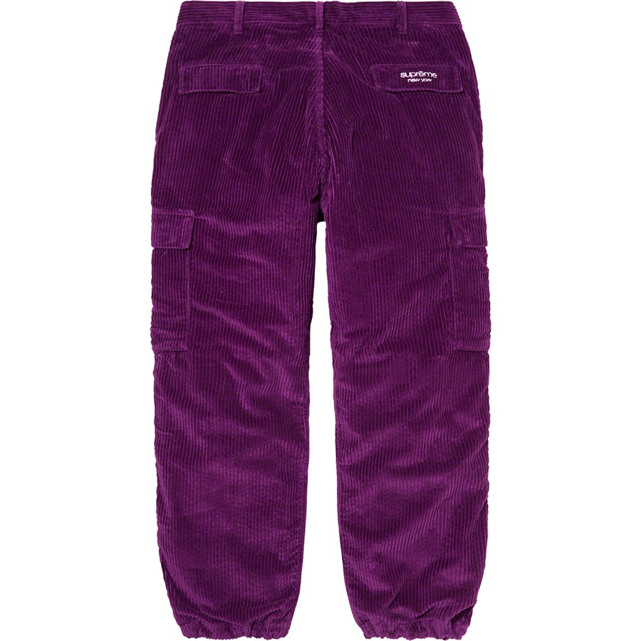 Supreme Wide Wale Corduroy Cargo Pant (SS20) - Purple - $188