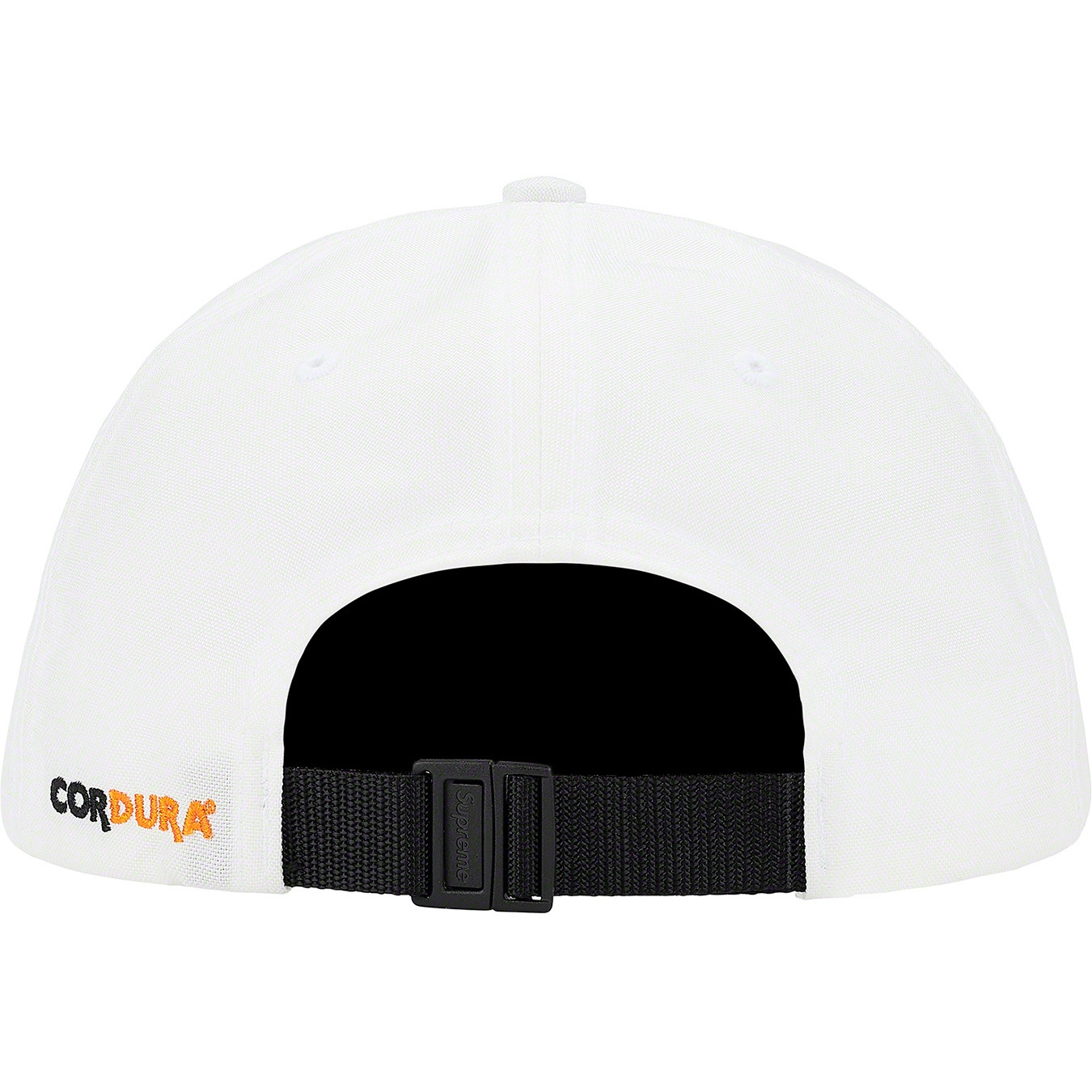 Supreme Cordura Small Box 6-Panel (SS20) - White - $48