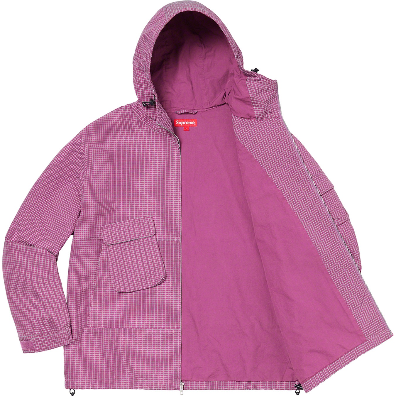 Supreme Ripstop Utility Jacket (SS20) - Light Purple - $248