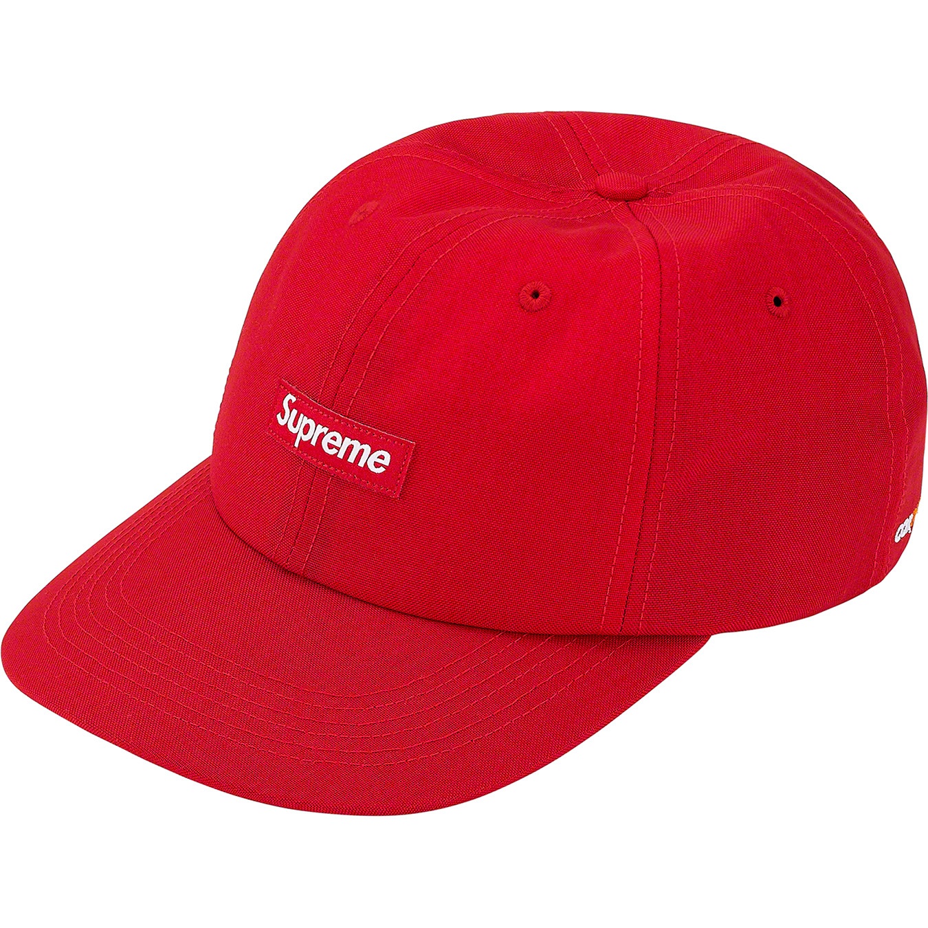 Supreme Cordura Small Box 6-Panel (SS20) - Red - $48