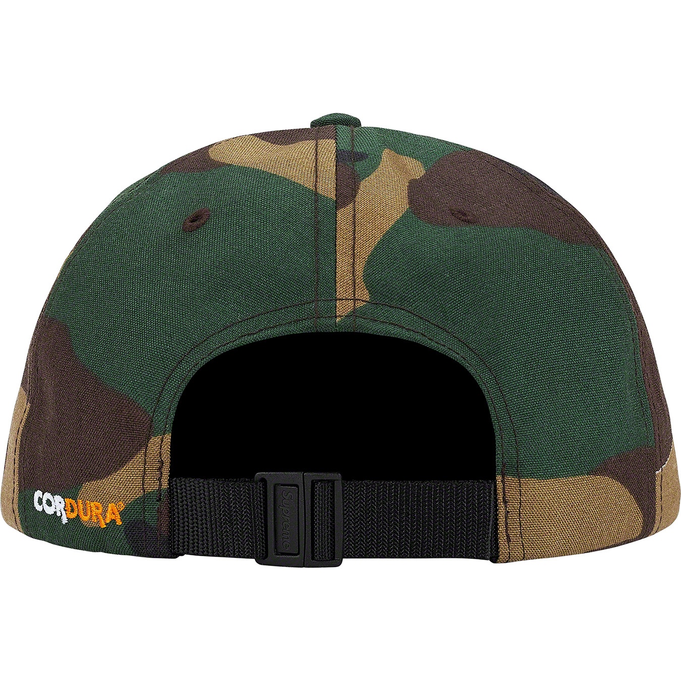 Supreme Cordura Small Box 6-Panel (SS20) - Woodland Camo - $48