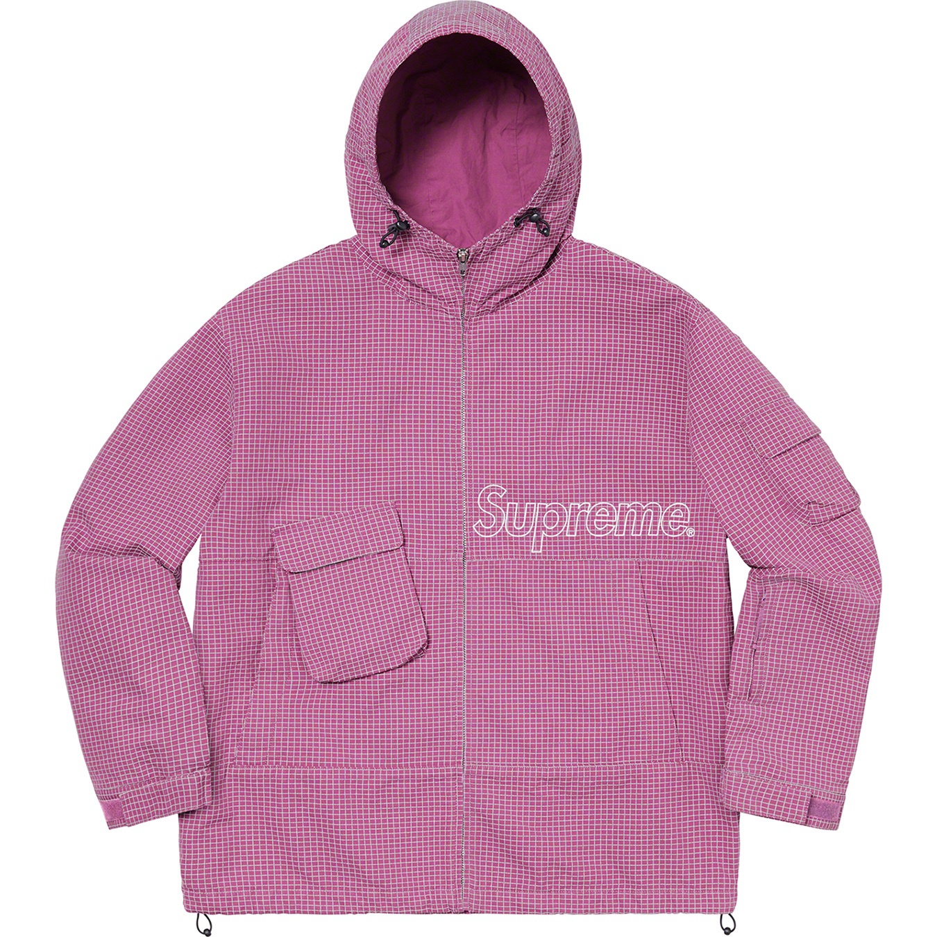 Supreme Ripstop Utility Jacket (SS20) - Light Purple - $248