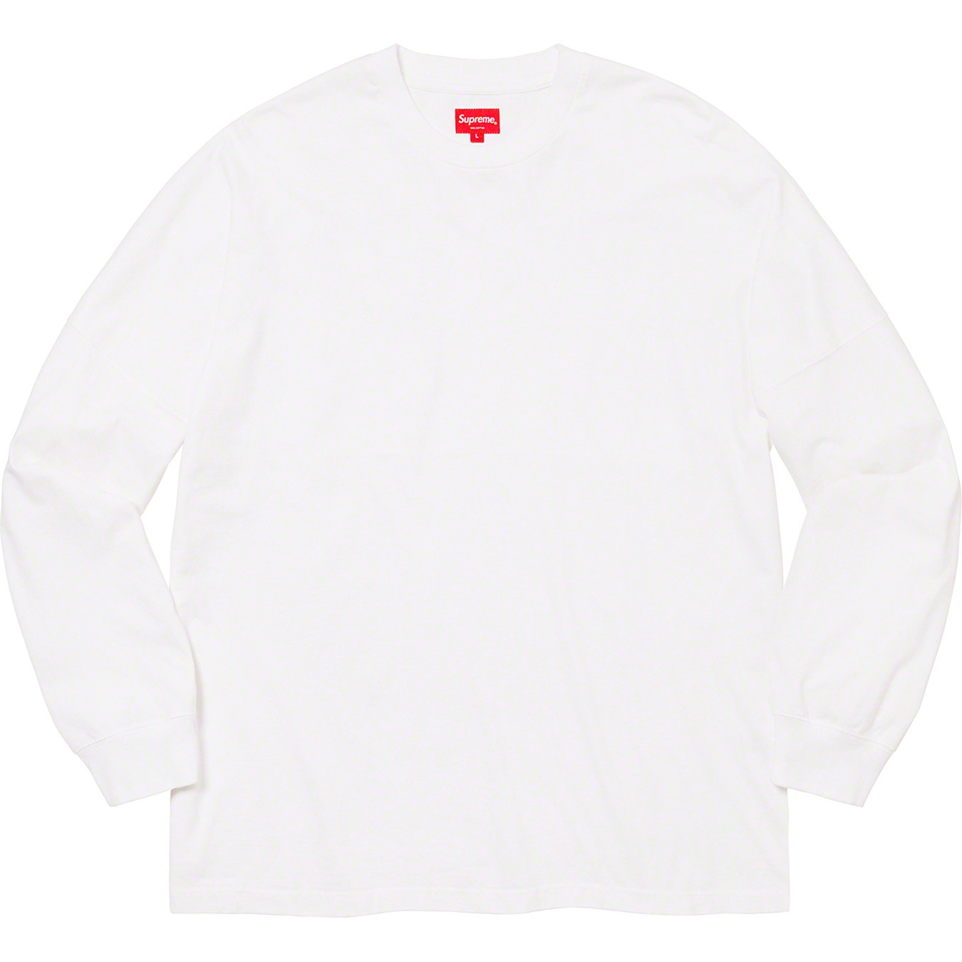 Supreme Overdyed L S Top (SS20) - White - $88