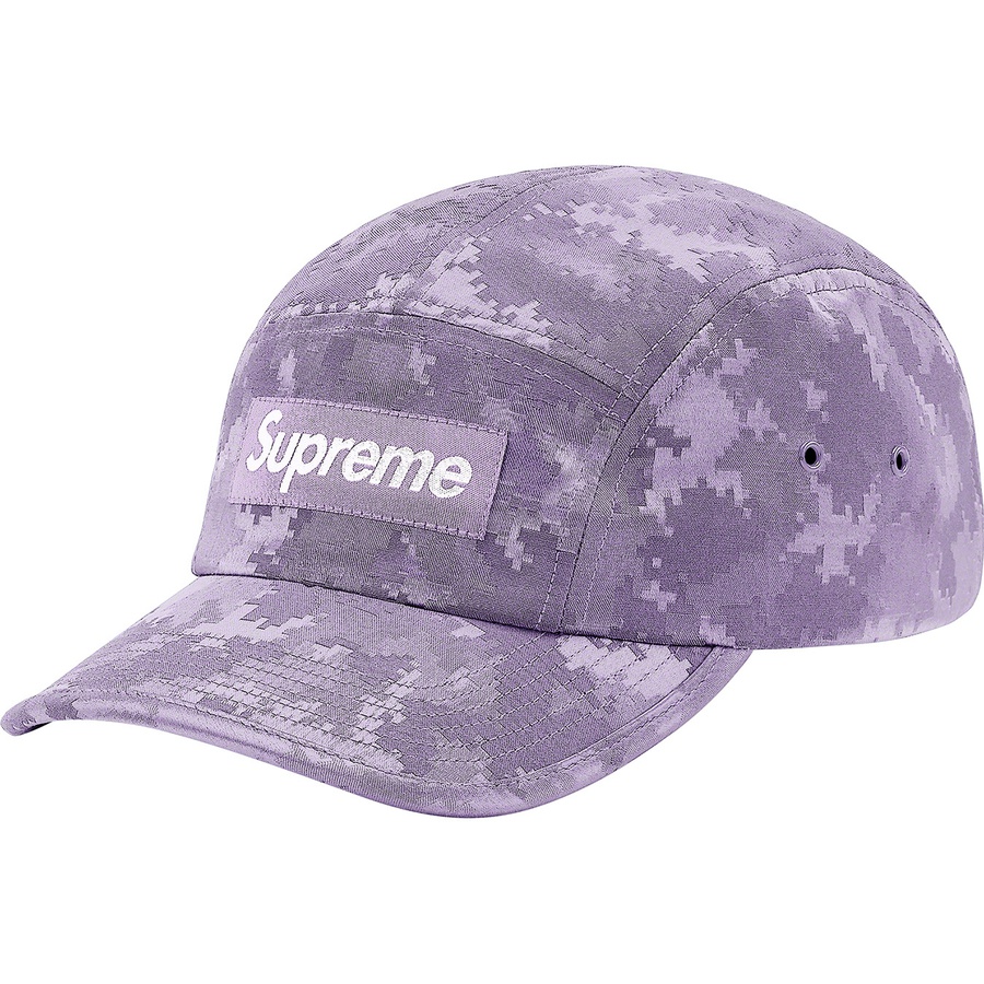 Supreme Satin Digi Camo Camp Cap (SS20) - Light Purple - $48