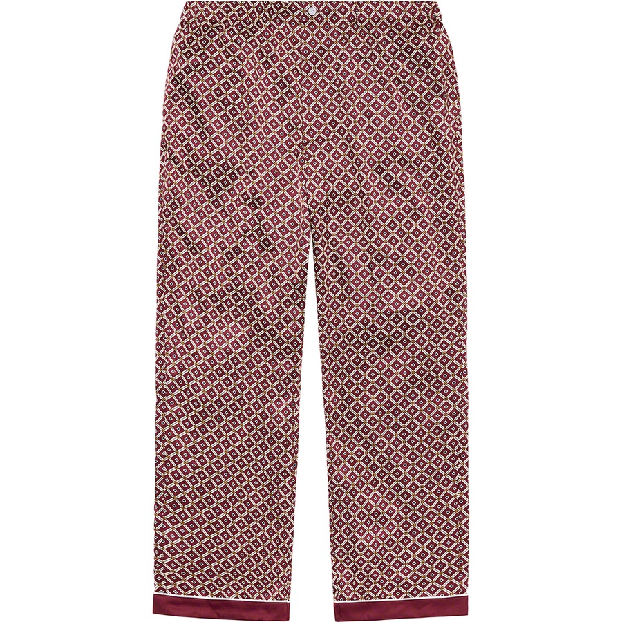Supreme Satin Pajama Set (SS20) - Red - $148