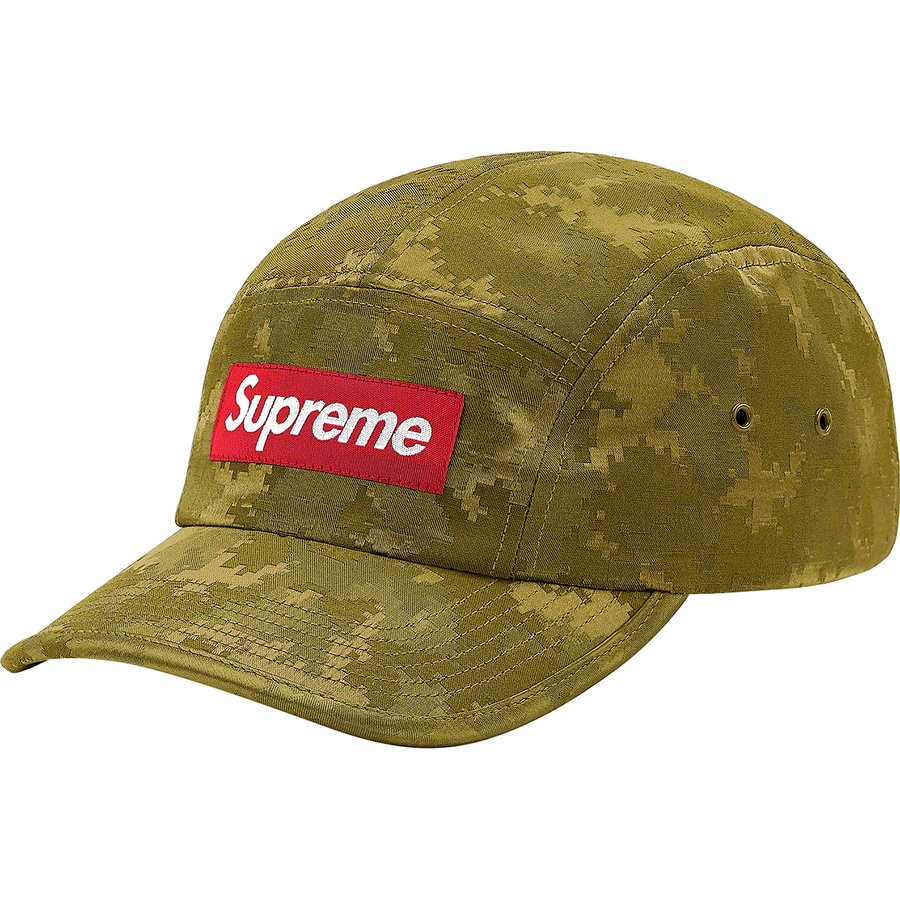 Supreme Satin Digi Camo Camp Cap (SS20) - Olive - $48