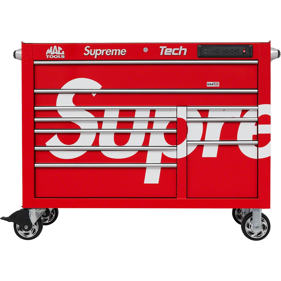 Supreme Supreme Mac Tools T5025P Tech Series Workstation (SS20) - Red - $8800