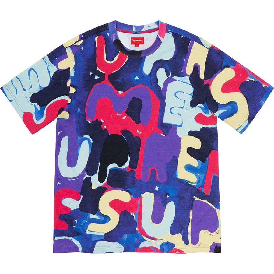 Supreme Painted Logo S S Top (SS20) - Royal - $88