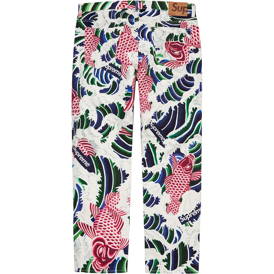 Supreme Waves Regular Jean (SS20) - Multicolor - $158