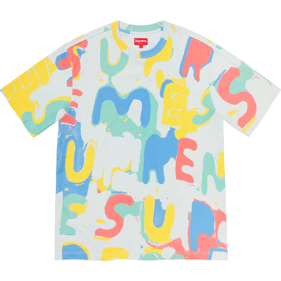 Supreme Painted Logo S S Top (SS20) - Natural - $88