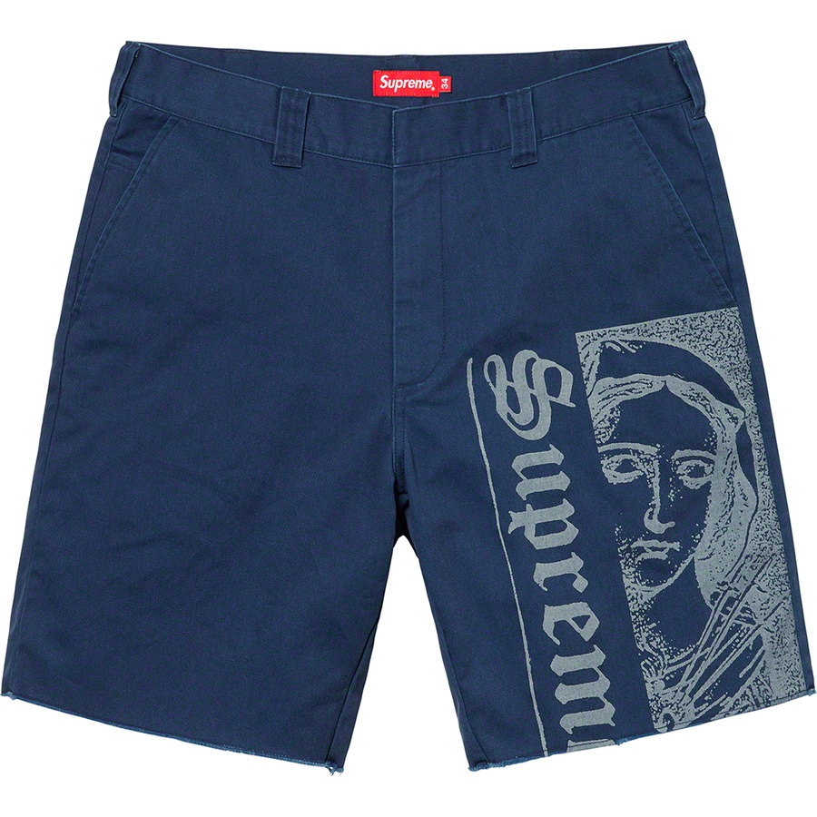 Supreme Mary Work Short (SS20) - Light Navy - $118