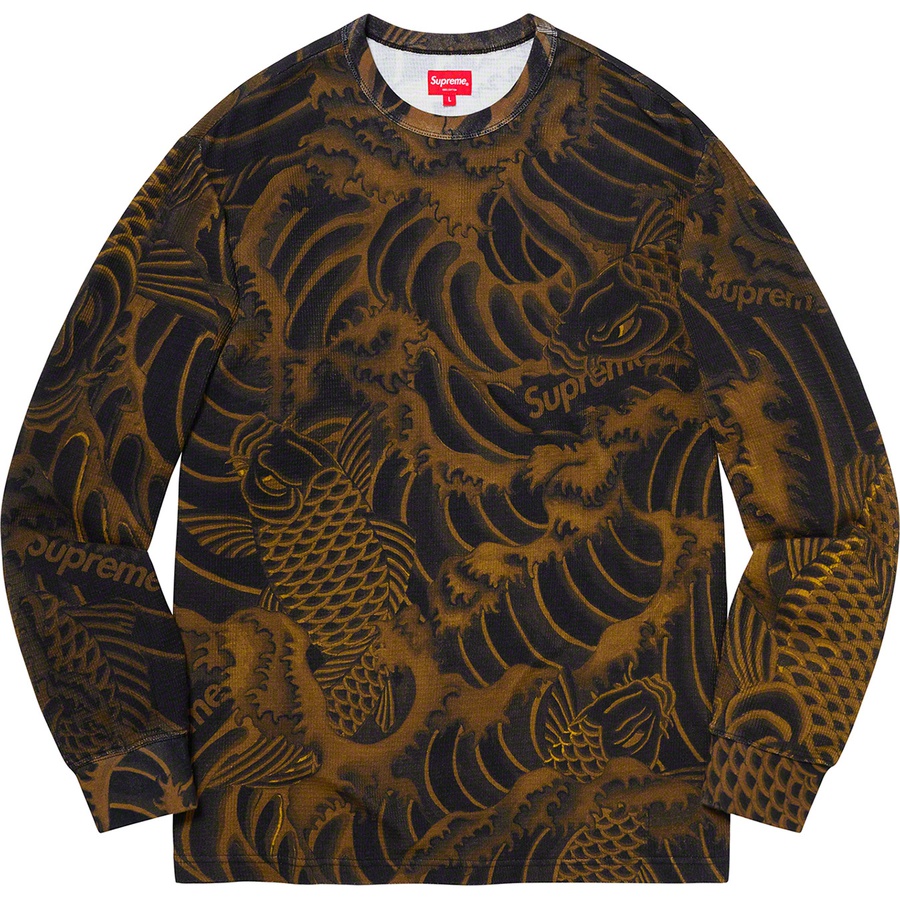 Supreme Waves L S Top (SS20) - Black - $98