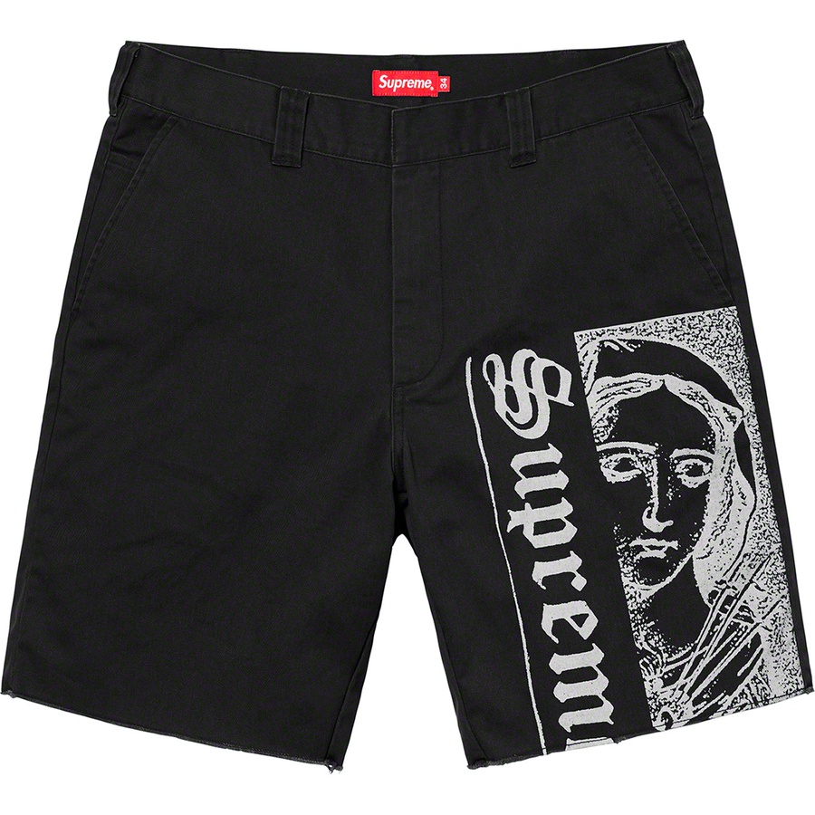 Supreme Mary Work Short (SS20) - Black - $118