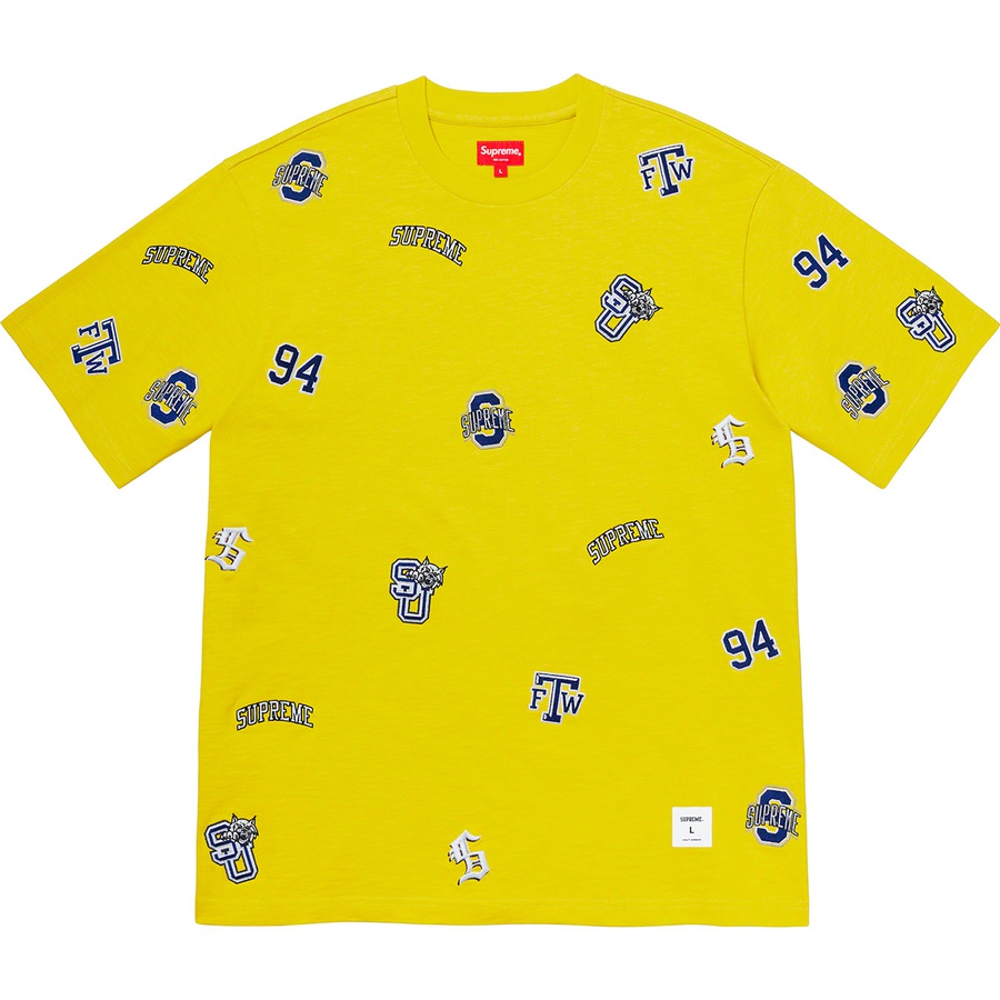 Supreme University S S Top (SS20) - Bright Yellow - $98