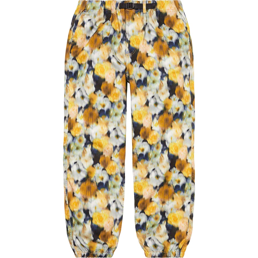 Supreme Liberty Floral Belted Pant (SS20) - Yellow - $168