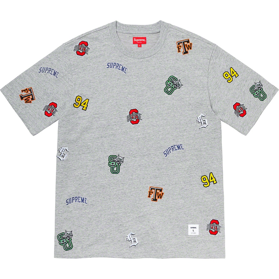 Supreme University S S Top (SS20) - Heather Grey - $98