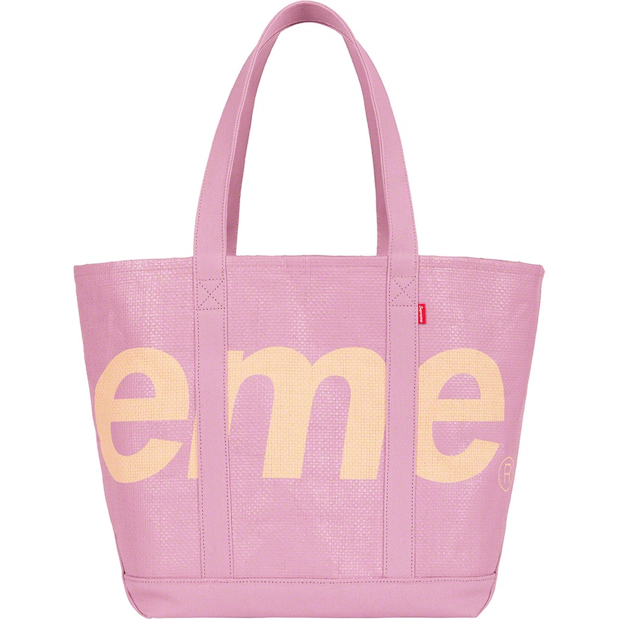 Supreme Raffia Tote (SS20) - Purple - $98