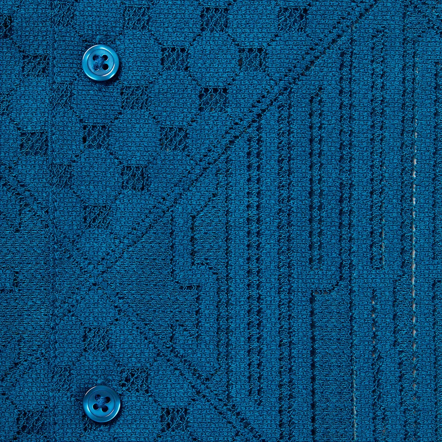 Supreme Lace S S Shirt (SS20) - Dark Teal - $128