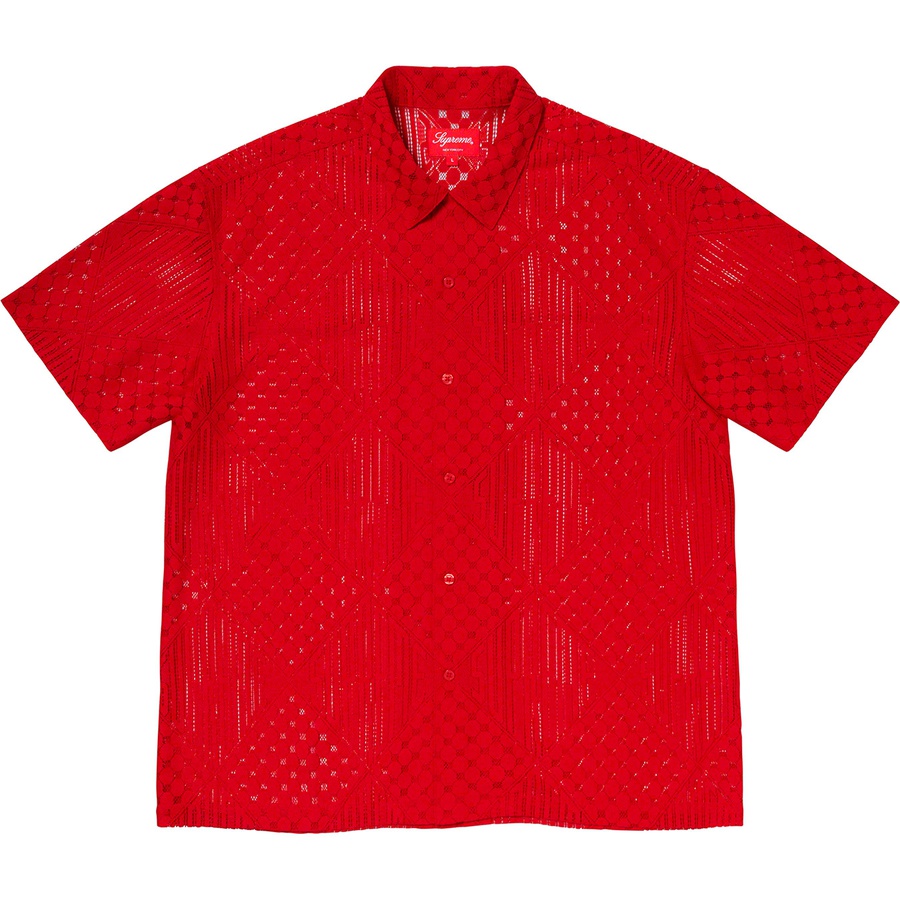 Supreme Lace S S Shirt (SS20) - Red - $128