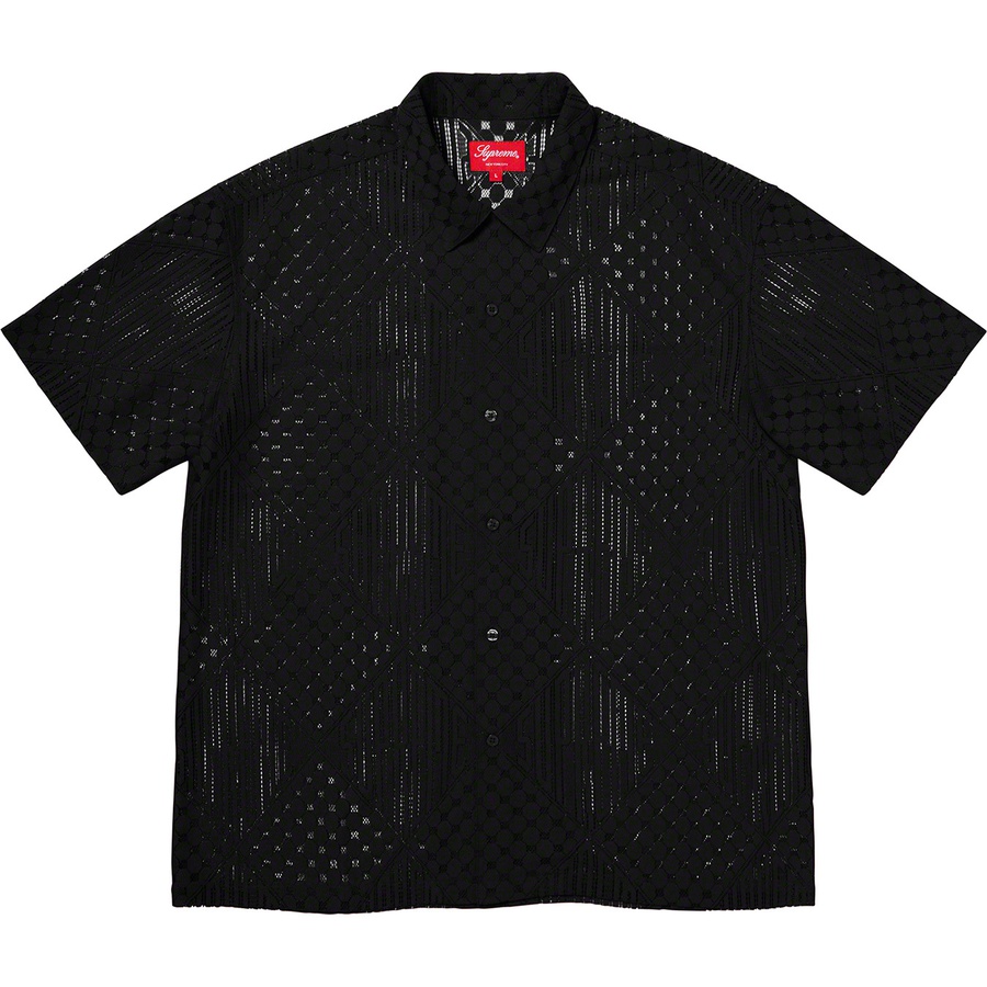 Supreme Lace S S Shirt (SS20) - Black - $128