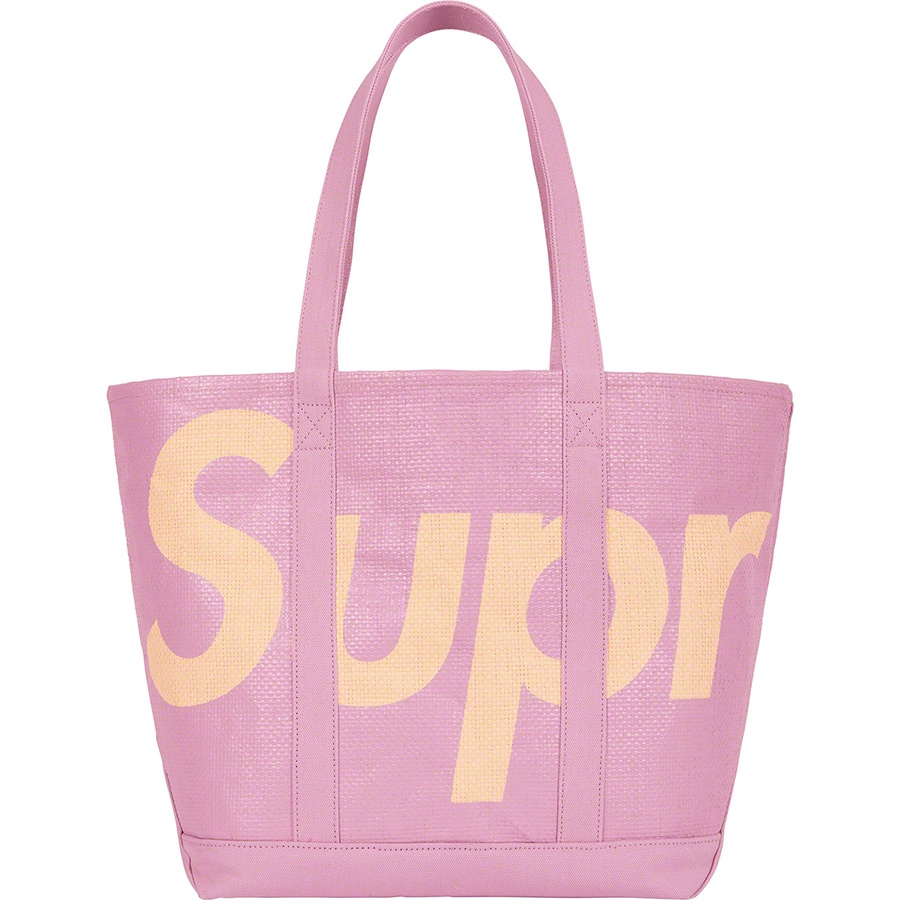 Supreme Raffia Tote (SS20) - Purple - $98