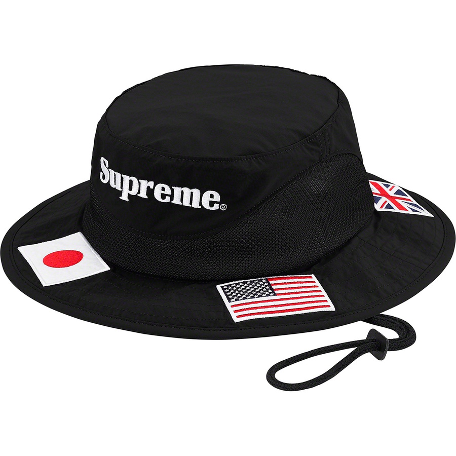 Supreme Flags Boonie (SS20) - Black - $60