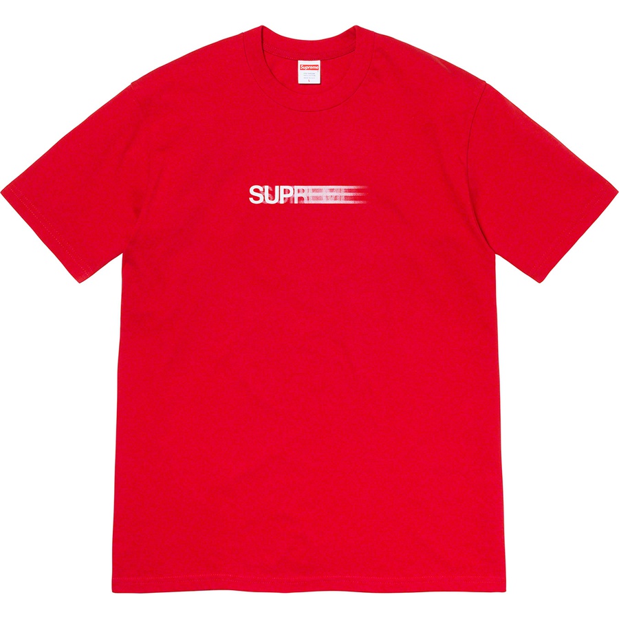 Supreme Motion Logo Tee (SS20) - Red - $38
