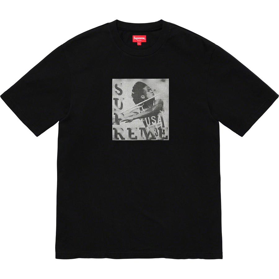 Supreme Javelin Label S S Top (SS20) - Black - $88