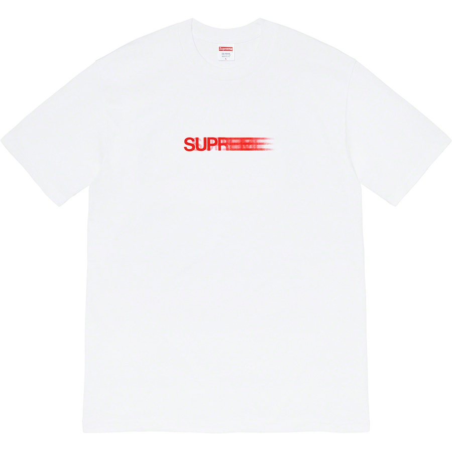 Supreme Motion Logo Tee (SS20) - White - $38