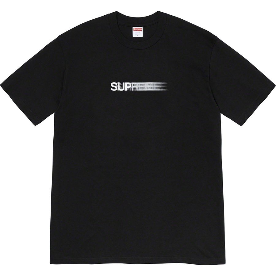 Supreme Motion Logo Tee (SS20) - Black - $38